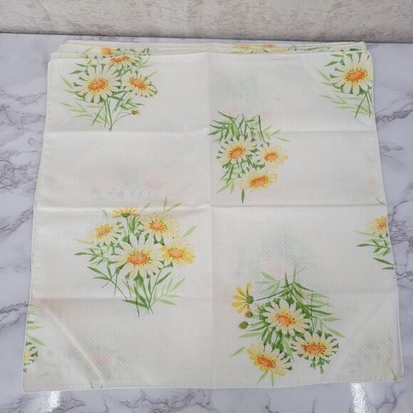 VINTAGE Napkins Lot of 6 Cottagecore 60s 70s - Picture 6 of 7